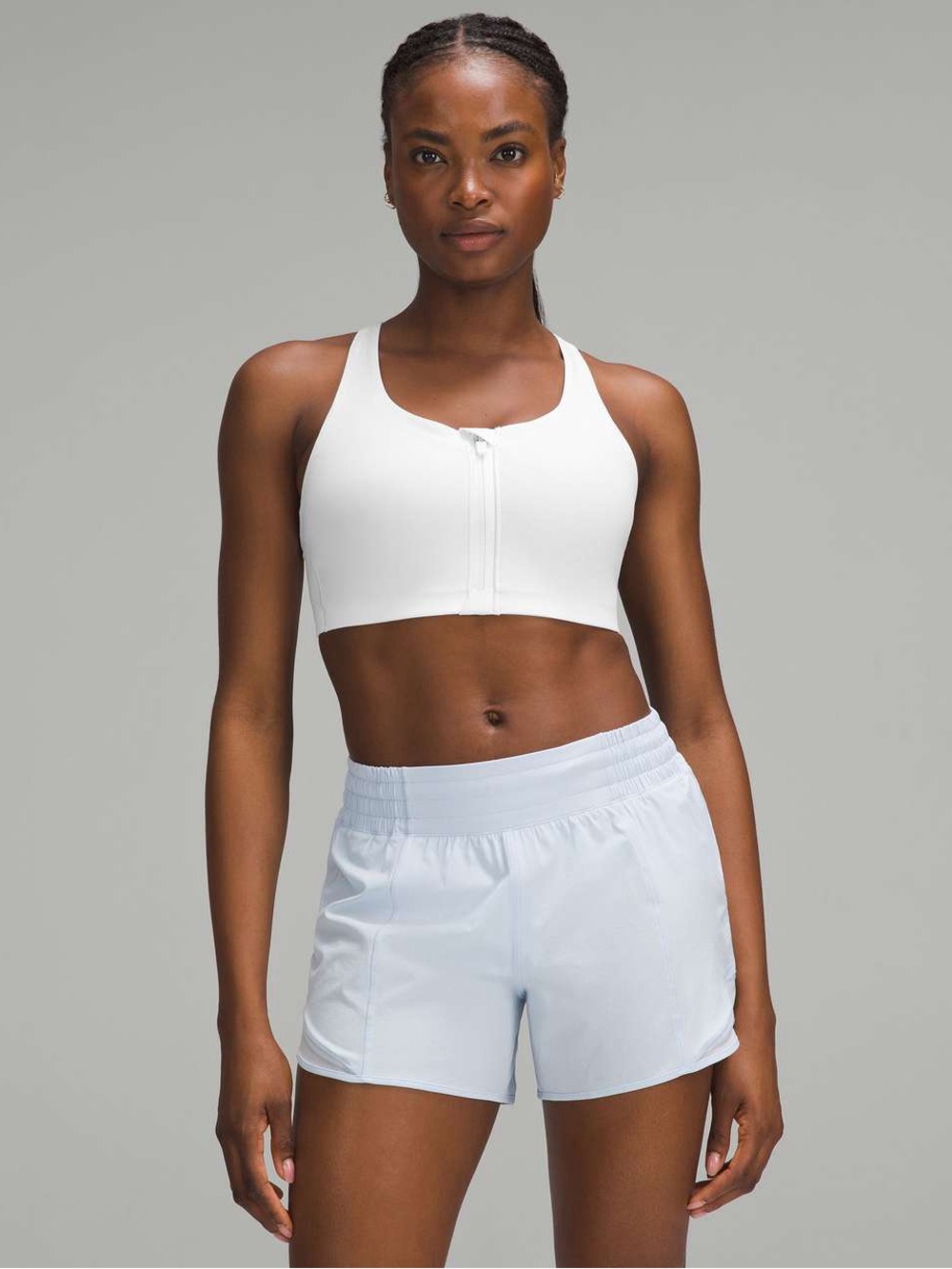 Lululemon Energy Zip-Front Bra High Support White Size 38DD